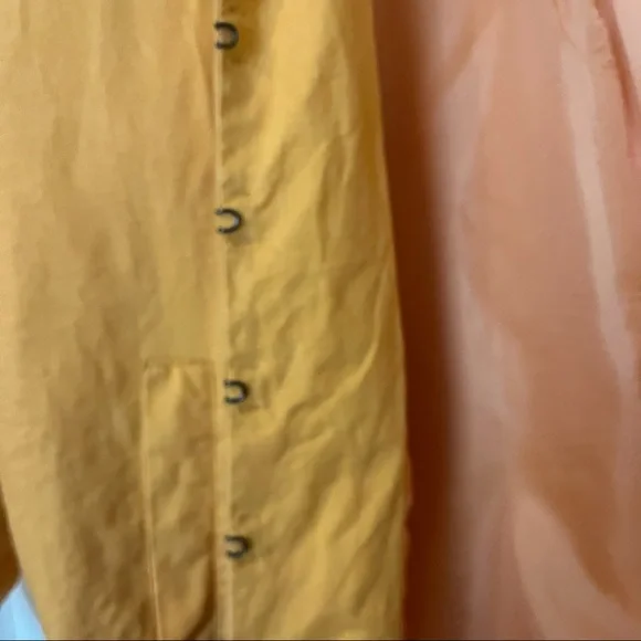 Linen Blend Jacket - Orange - Picture 3 of 6